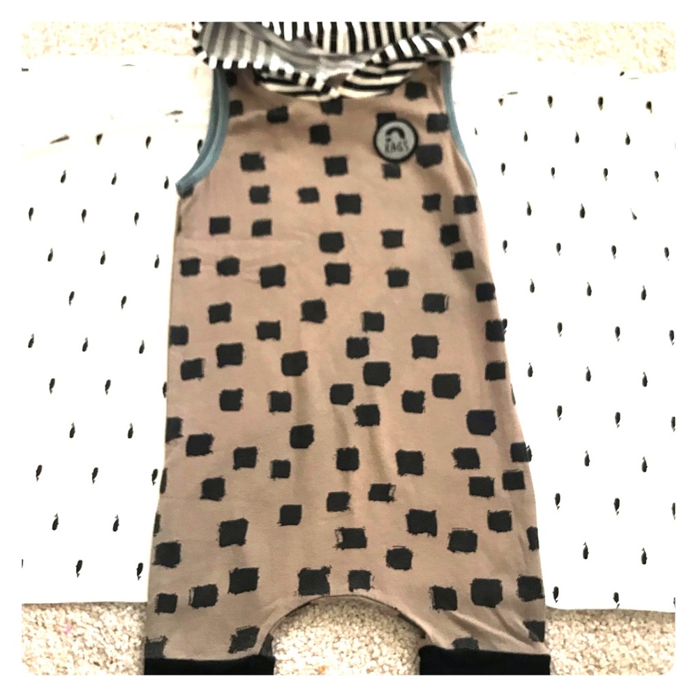 RAGS hooded romper